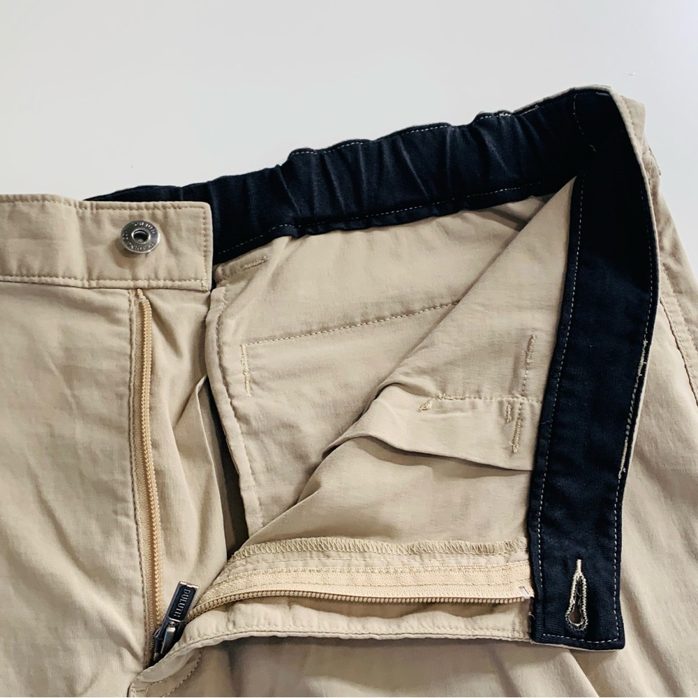 Duluth Flex Dry on the Fly Cargo Shorts in Khaki Size Large 10” Inseam - Picture 5 of 11